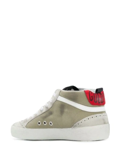 Shop Golden Goose Mid Star Sneakers In Neutrals