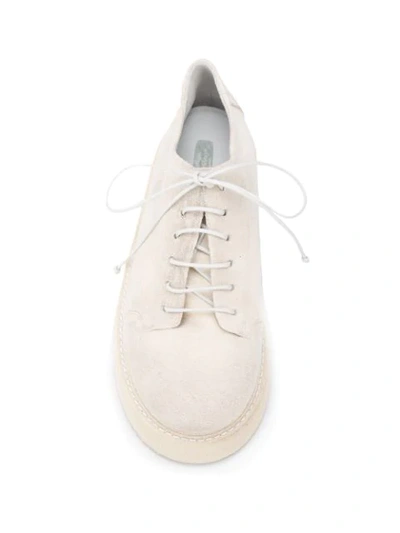 Shop Marsèll New Sole Derby Shoes In White