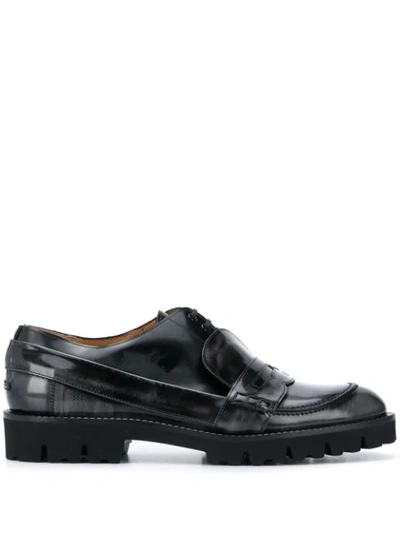 Shop Maison Margiela Oxford Loafer Hybrid Shoes In Black