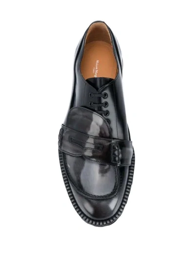 Shop Maison Margiela Oxford Loafer Hybrid Shoes In Black