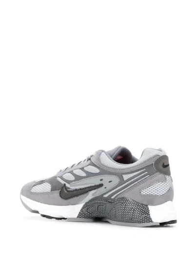 Shop Nike Mesh Panel Sneakers In Grey