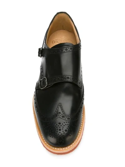 Shop Church's 'kelby' Monk Shoes In Black
