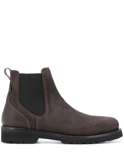 Shop Woolrich Slip-on Chelsea Boots In Brown