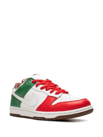 Shop Nike Dunk Low Pro Sb Sneakers In White