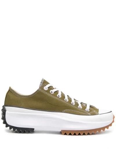 Shop Converse Chunky Sole Trainers In Green