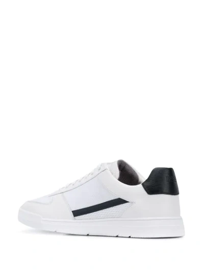 Shop Hugo Boss Cosmopool Low-top Sneakers In White