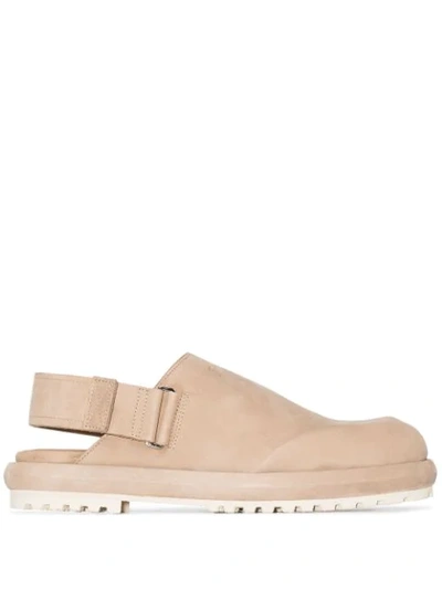 Shop Jacquemus Les Mules Sandals In Brown