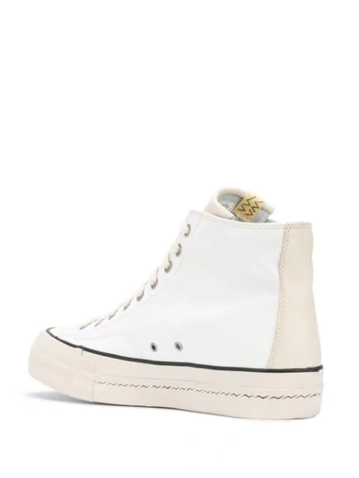 Shop Visvim High-top Sneakers In White
