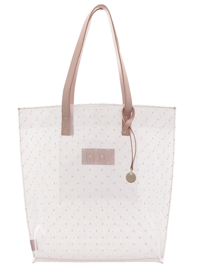 Shop Red Valentino Shopping Bag In Nude