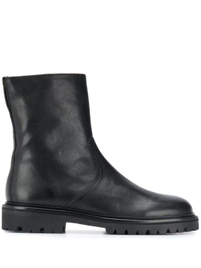 Shop Isabel Marant Cronos Ankle Boots In Black