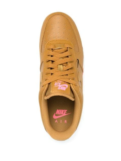 Shop Nike Air Force 1 Low Sneakers In Brown
