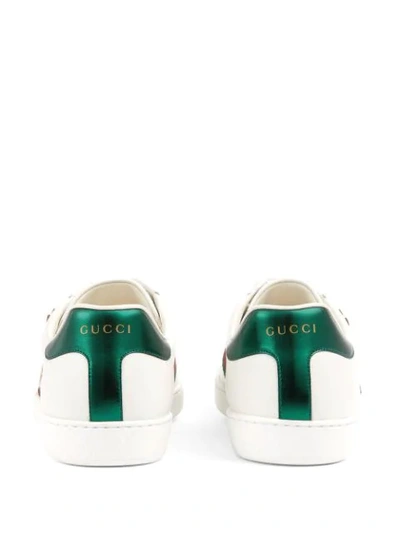 Shop Gucci X Doraemon Ace Low-top Sneakers In White