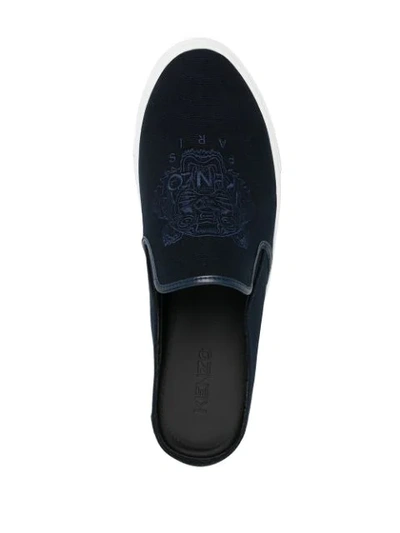 Shop Kenzo Slip-on Trainers In Blue