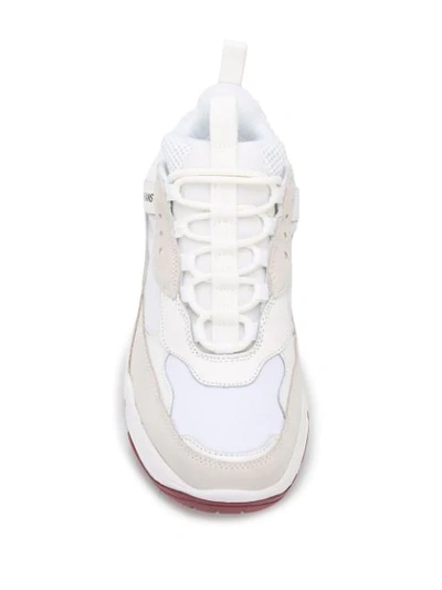 Shop Calvin Klein Jeans Est.1978 Contrast Panel Side Logo Detail Sneakers In White