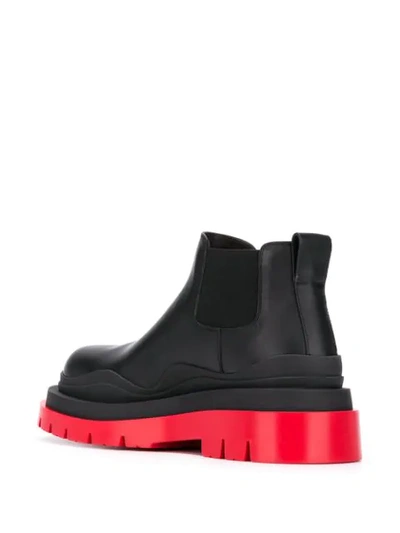 Shop Bottega Veneta Bv Tire Boots In Black