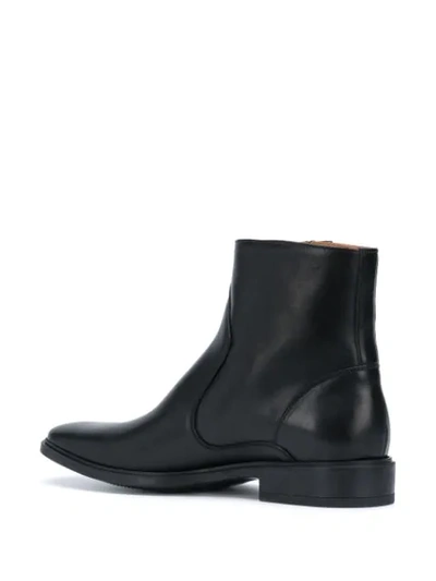 Shop Off-white Paperclip Chelsea Boots In Black