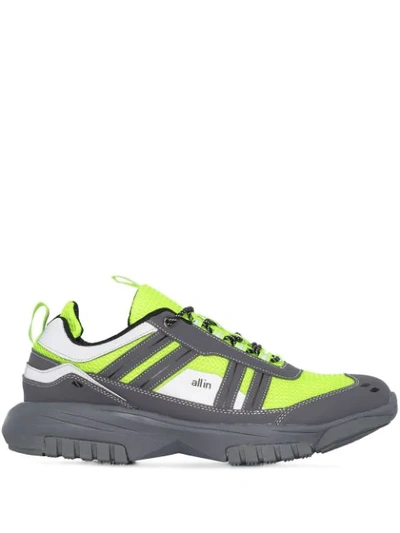 Shop All In W8 Reflective Sneakers In Green