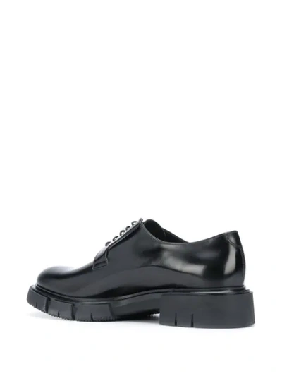Shop Fratelli Rossetti Chunky Sole Derby Shoes In Black