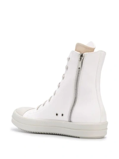 Shop Rick Owens Drkshdw Chunky Sole High-top Sneakers In White