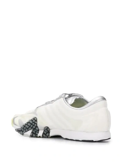 Shop Y-3 Contrast Detail Sneakers In White