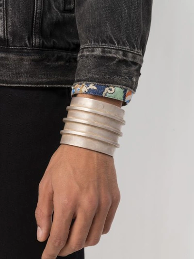 Parts Of Four Ultra Reduction Ridge Bracelet In Gold