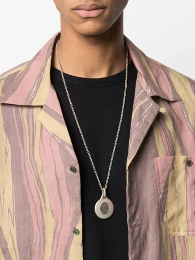 Parts Of Four Diamond-encrusted Chain Necklace In Metallic