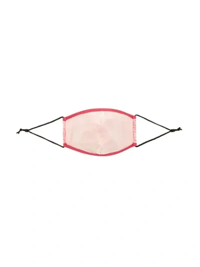 Shop Jw Anderson Logo Pattern Face Mask In Pink