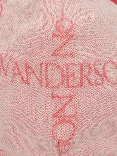 Shop Jw Anderson Logo Pattern Face Mask In Pink