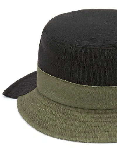 Shop Jw Anderson Asymmetric Bucket Hat In Black