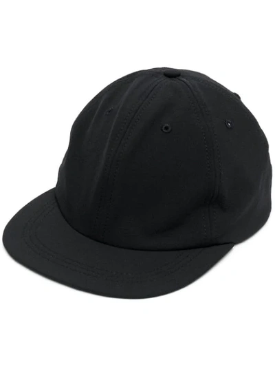 Shop Satisfy Dynamic Logo Patch Cap In Black