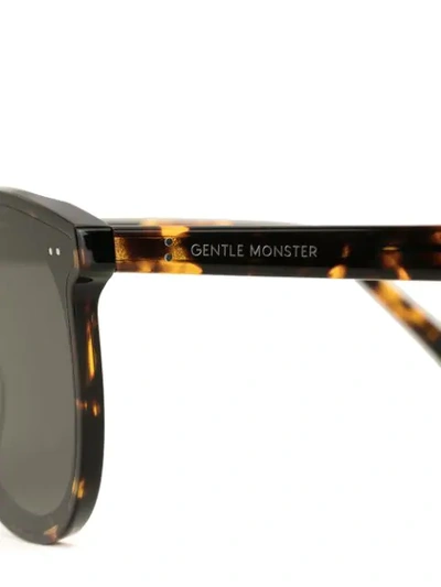 Shop Gentle Monster Solo T1 Sunglasses In Black