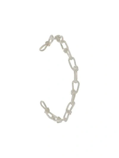 Shop Annelise Michelson Wire Cuff Bracelet In Silver