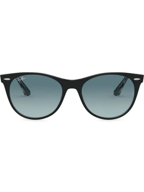 Ray Ban Rb2185 Wayfarer Ii Classic Acetate Phantos Frame Sunglasses In Black Modesens