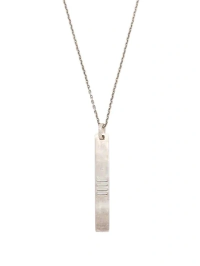 Shop Parts Of Four Plate Pendant Necklace In Silver