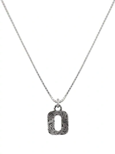 Shop Gucci O Letter Necklace In 0811 Undefined