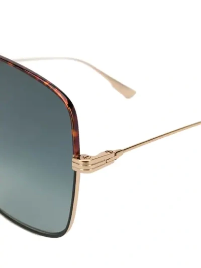 Shop Dior Monsieur2 Navigator-frame Sunglasses In Black