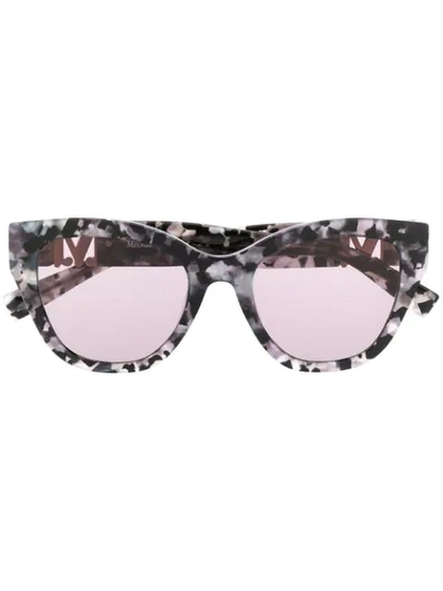 Shop Max Mara Berlin I/g Square Frame Sunglasses In Grey