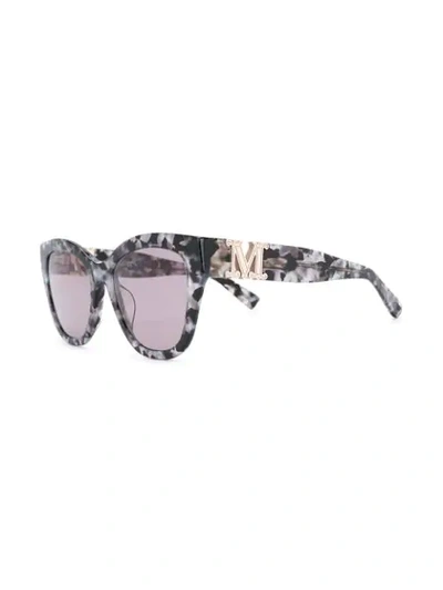 Shop Max Mara Berlin I/g Square Frame Sunglasses In Grey