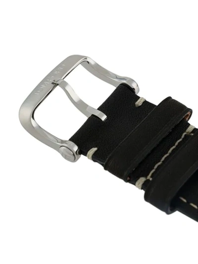 Shop Tom Ford Watches Adjustable Watch Strap In Black