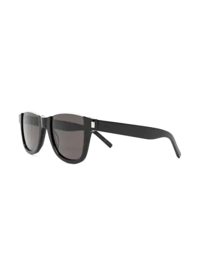 Shop Saint Laurent Sl51 Square-frame Sunglasses In Black