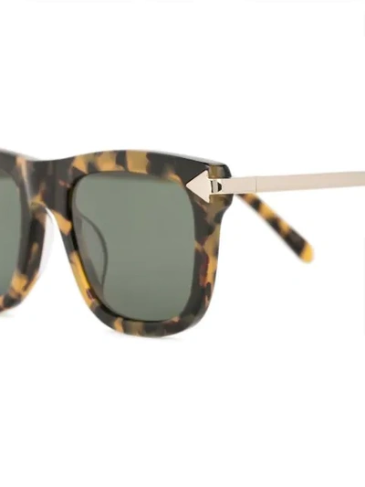 Shop Karen Walker Voltaire Sunglasses In Yellow