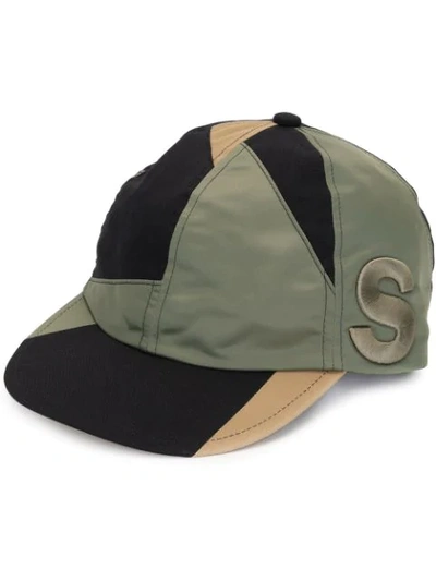 Sacai Hank Willis Thomas Solid Mix Cap In Green | ModeSens