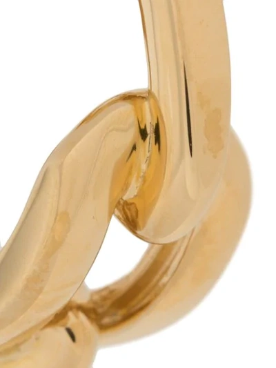 Shop Ambush Chain-link Hoop Earrings In Gold