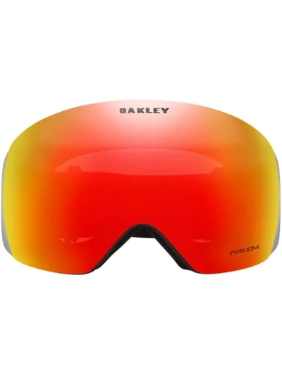 Shop Oakley Flight Deck™ Snow Goggles In 705078 Heathered Black Grey