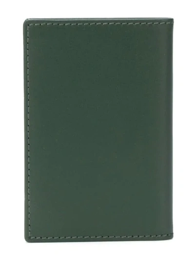 Comme Des Garçons Classic Cardholder In Green