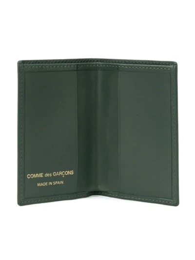Comme Des Garçons Classic Cardholder In Green