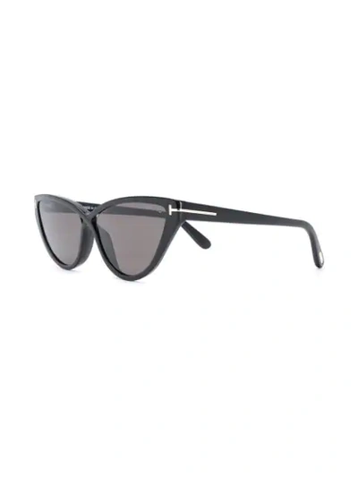 Shop Tom Ford Cat Eye Sunglasses In Black