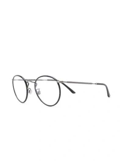 Shop Giorgio Armani Ar112m 326049 Glasses In Black