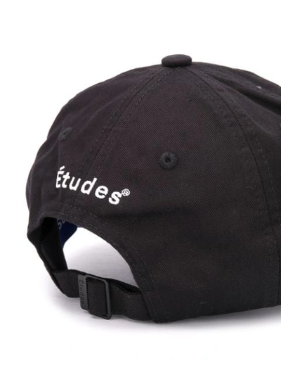 Shop Etudes Studio Embroidered Patch Cap In Black