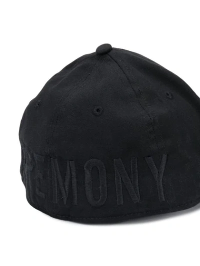 Shop Opening Ceremony Tonal Embroidered Logo Baseball Cap In Black